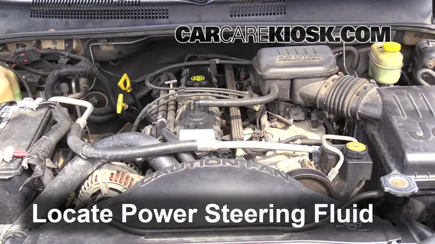 2000 Jeep Cherokee Sport 4.0L 6 Cyl. (4 Door) Power Steering Fluid